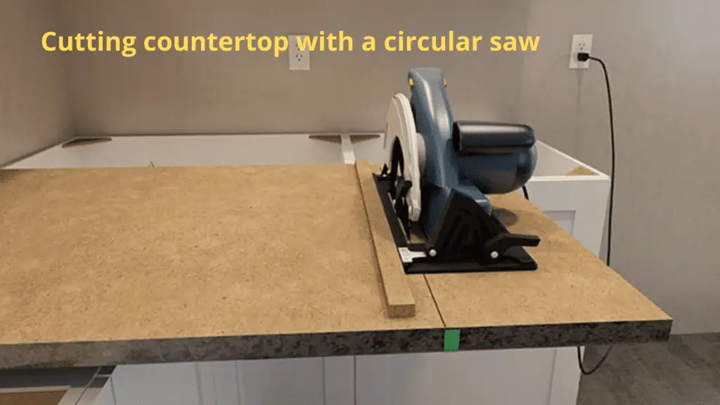 can you cut a laminate countertop with a circular saw