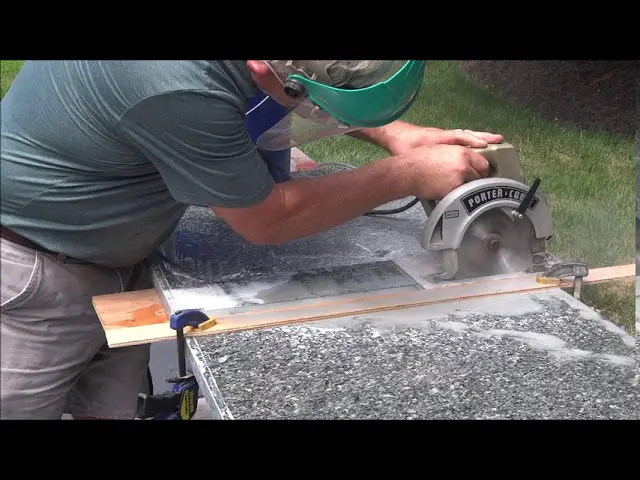 How to Cut Granite With a Skill Saw?
