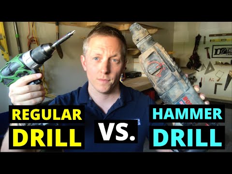Can a Hammer Drill Be Used As a Regular Drill